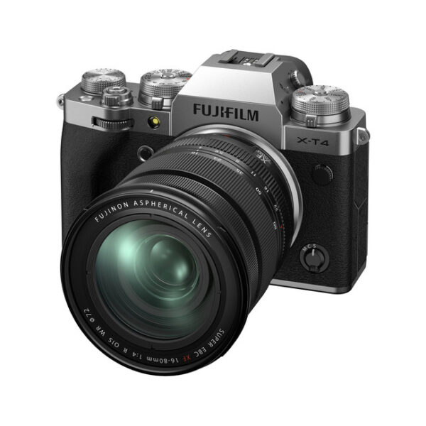 دوربین دیجیتال بدون آینه فوجی فیلم مدل X-T4 به همراه لنز 18-55 میلی‌متر