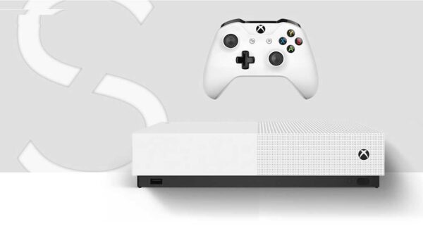 کنسول بازی مایکروسافت مدل Xbox One S ALL DIGITAL ظرفیت 1 ترابایت