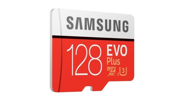 کارت حافظه microSDXC سامسونگ مدل Evo Plus کلاس 10 استاندارد UHS-I U3 سرعت 100MBps همراه با آداپتور SD ظرفیت 128 گیگابایت