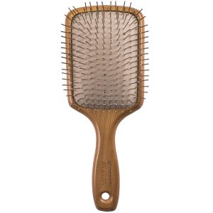برس مو کراون مدل سیمی چهارگوش با بدنه چوبی BEECHWOOD S کد 32