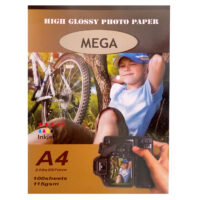 کاغذ چاپ عکس فتوگلاسه مدل Mega سایزA4 بسته  100 عددی