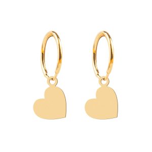 گوشواره طلا 18 عیار زنانه ریسه گالری مدل 3032