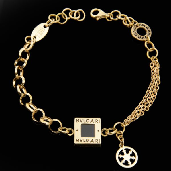 دستبند طلا 18 عیار زنانه طلای مستجابی کد 67145
