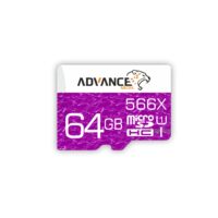 کارت حافظه microSDHC ادونس مدل 566X کلاس 10 استاندارد UHS-I U1 سرعت 85MBps ظرفیت 64 گیگابایت