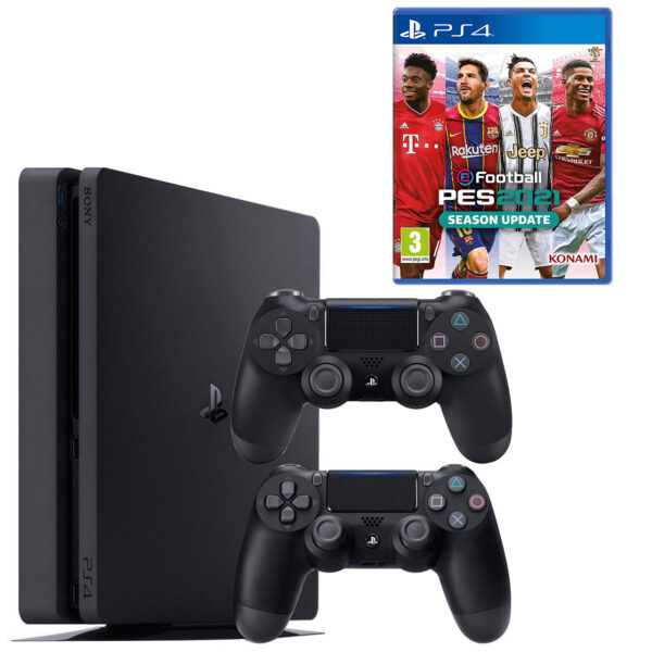 مجموعه کنسول بازی سونی مدل Playstation 4 Slim ریجن 2 کد CUH-2216A ظرفیت 500 گیگابایت