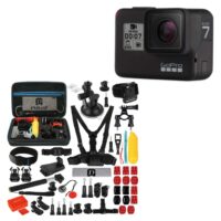 دوربین فیلم برداری ورزشی گوپرو مدل HERO7 Black Quick Stories به همراه لوازم جانبی پلوز