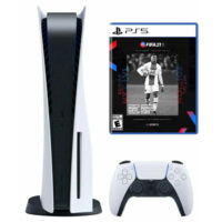 کنسول بازی سونی مدل Playstation 5 ظرفیت 825 گیگابایت به همراه بازی فیفا 21