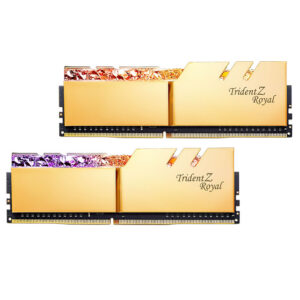 رم دسکتاپ DDR4 دو کاناله 3600 مگاهرتز CL18 جی اسکیل مدل TRIDENTZ ROYAL GOLD ظرفیت 64 گیگابایت