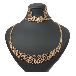 نیم ست طلا 18 عیار زنانه گالری یارطلا کد SR23-G