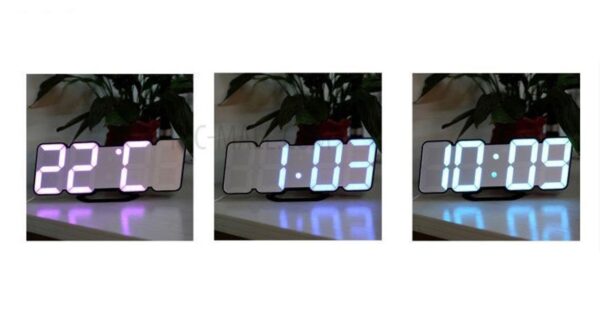 ساعت دیواری و رومیزی مدل X Segment Clock