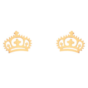 گوشواره زنانه طرح تاج کد GO1136