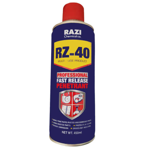 اسپری روان کننده رازی مدل RZ-40 حجم 450 میلی لیتر