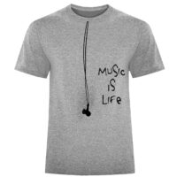 تی شرت مردانه طرح MUSIC کد S352