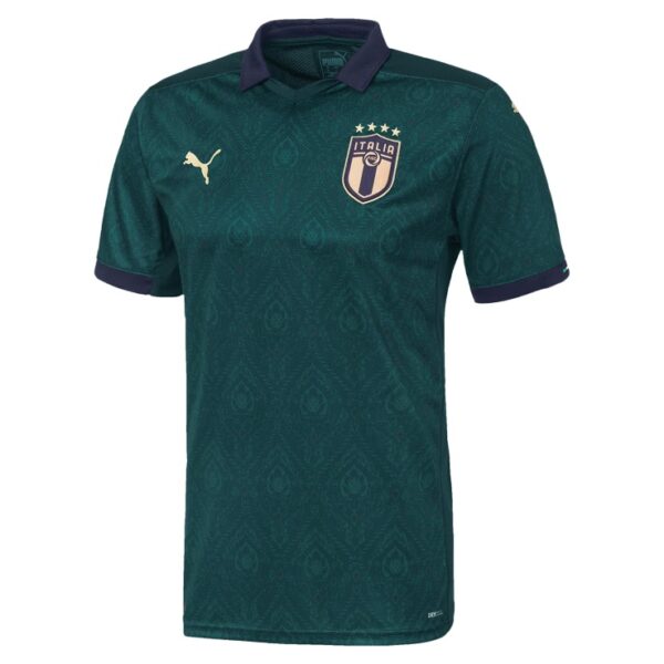 تی شرت ورزشی مردانه طرح تیم ملی ایتالیا مدل 2020 کد PT رنگ سبز                     غیر اصل