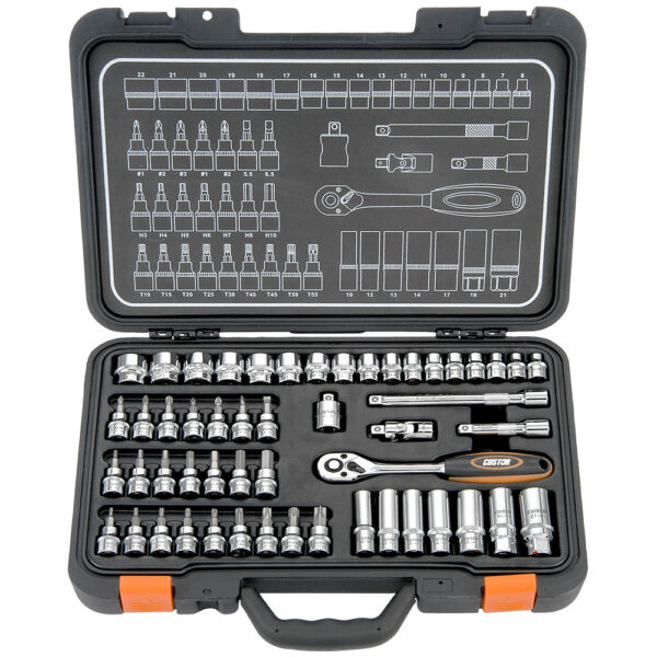 مجموعه 52 عددی ابزار کاستور مدل TK-03052K