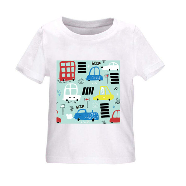 تی شرت بچگانه طرح ماشین کد N29