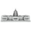 پازل سه بعدی فلزی مدل United States Capitol