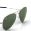 عینک آفتابی خلبانی مدل Aviator Large Metal Grey سایز 57 میلی متر