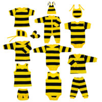 ست 14 تکه لباس نوزادی مدل زنبور