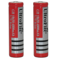 باتری لیتیوم-یون قابل شارژ اولترا فایت  OL-18650 ظرفیت 6800 میلی آمپر ساعت بسته 2 عددی