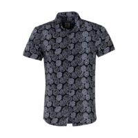 پیراهن مردانه سرز طرح هاوایی مدل barg1