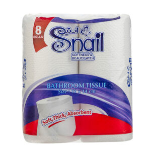 دستمال توالت اسنیل مدل Banafshe بسته 8 عددی