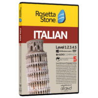 نرم افزار آموزش زبان ایتالیایی رزتا استون نسخه 5 انتشارات نرم افزاری افرند