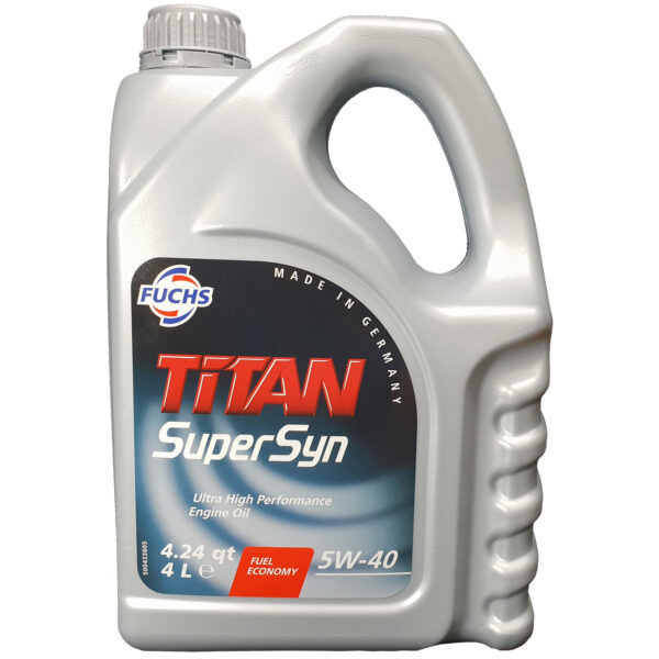 روغن موتور خودرو فوکس مدل Titan 5w-40 Supersyn حجم 4 لیتر