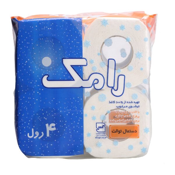 دستمال توالت   رامک مدل RT 4000 بسته 4 عددی