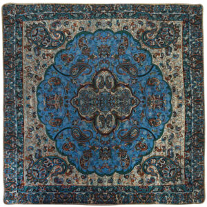رومیزی ترمه طرح نسترن مدل ABINILI60/60CH
