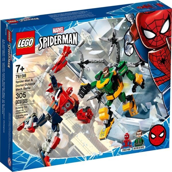 لگو سری Spiderman مدل Spider-Man & Doctor Octopus Mech Battle 76198