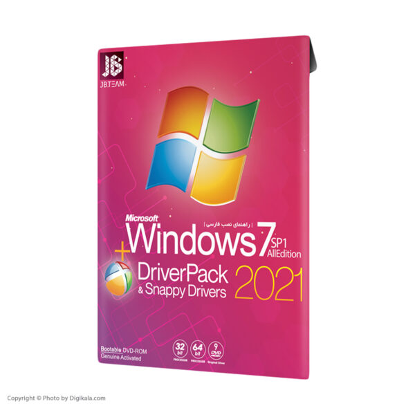 سيستم عامل Windows 7 + Driver Pack Solution 2021 نشر جي بي تيم