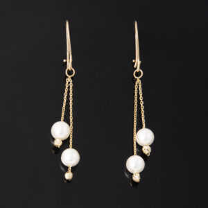 گوشواره طلا 18 عیار زنانه مدل 670118
