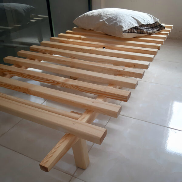 تخت خواب یک نفره مدل مینیمال سایز ۱۹۸ × ۹۰ سانتی متر