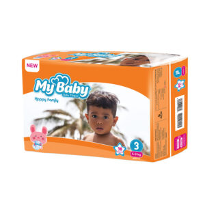 پوشک بچه مای بیبی کد 01 سایز 3 بسته 38 عددی