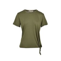 تی شرت آستین کوتاه زنانه بادی اسپینر مدل 1403 کد 1 رنگ سبز