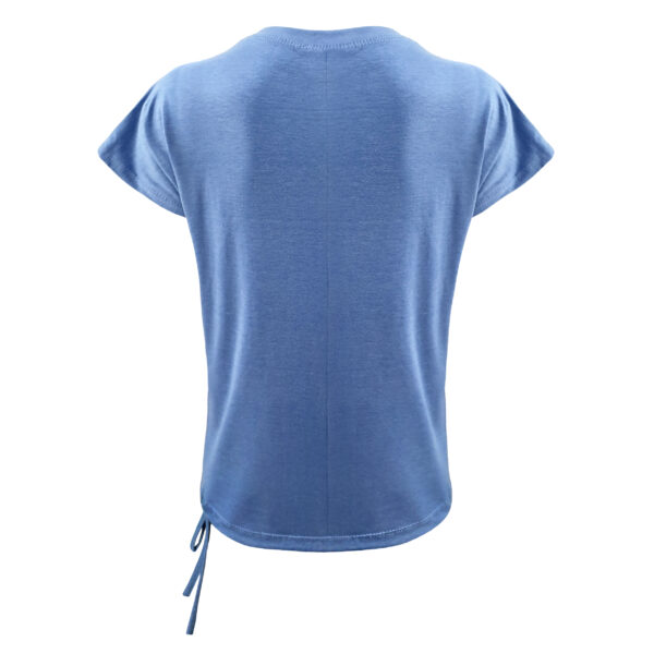 تی شرت زنانه افراتین کد 2544 رنگ آبی روشن