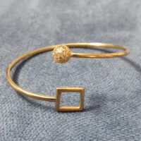 دستبند طلا 18 عیار زنانه قیراط مدل GH54