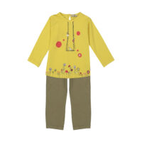 ست تی شرت و شلوار نوزادی دخترانه پیانو مدل 1009009801097-16