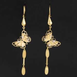 گوشواره طلا 18 عیار زنانه مدل 670128