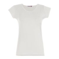 تی شرت زنانه افراتین مدل ساده رنگ سفید