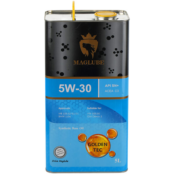 روغن موتور مگلوب مدل Calci Tec5W-30 حجم ۵ لیتر