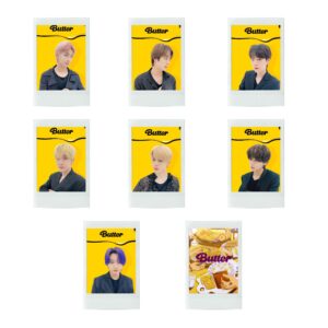 آویز تزیینی بی تی اس مدل bts butter1 مجموعه 8 عددی