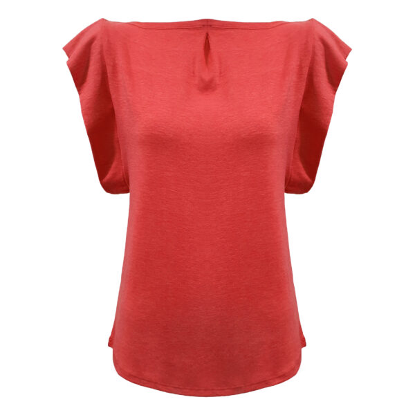 تی شرت زنانه افراتین مدل 1550 رنگ قرمز