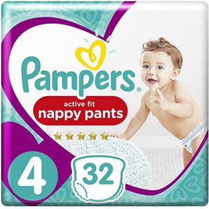 پوشک شورتی پمپرز مدل 020 سایز 4 بسته 32 عددی
