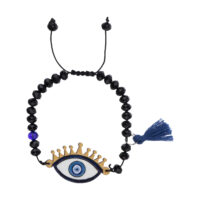 دستبند زنانه طرح چشم نظر کد 012