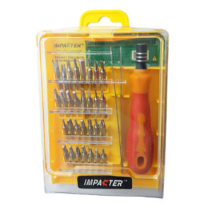 مجموعه 33 عددی سری پیچ گوشتی موبایلی ایمپکتور مدل ME-6032E