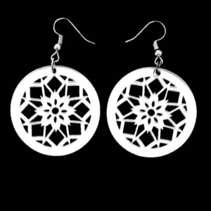 گوشواره زنانه مدل ستاره کد E001