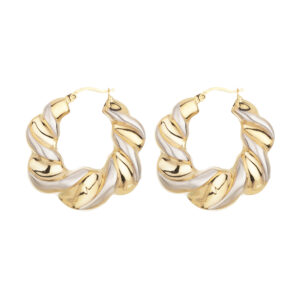 گوشواره طلا 18 عیار زنانه آلند مدل BTG62