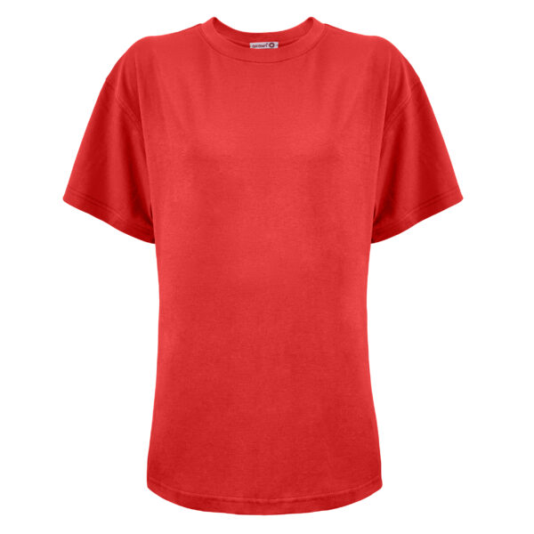 تی شرت زنانه افراتین کد 2554 رنگ قرمز